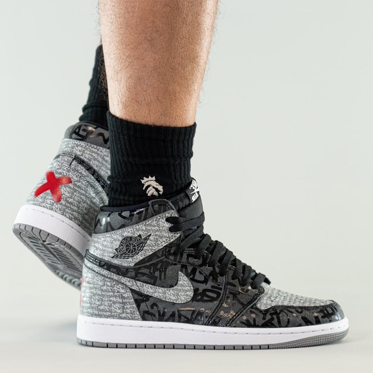 کتونی نایک جردن ربلیونر طوسی Jordan 1 mid Rebellionaire